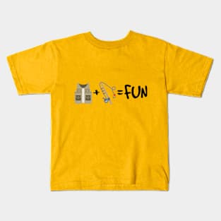 Fishing Vest + Fishing Pole = Fun Kids T-Shirt